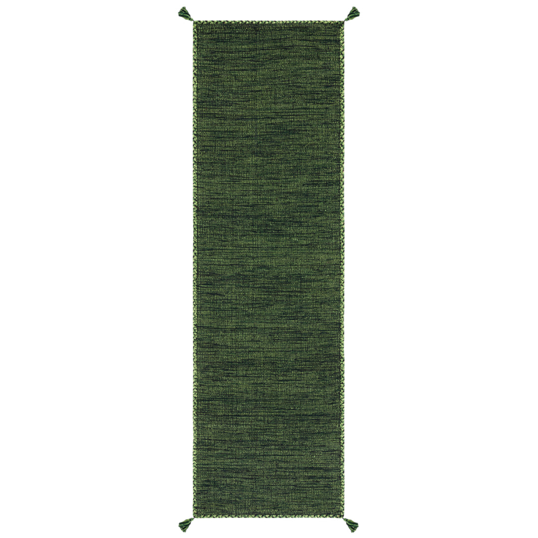 SAFAVIEH Montauk MTK150Y Handwoven Green / Black Rug Image 3