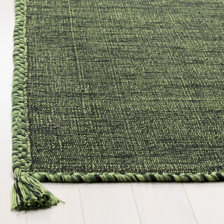 SAFAVIEH Montauk MTK150Y Handwoven Green / Black Rug Image 5