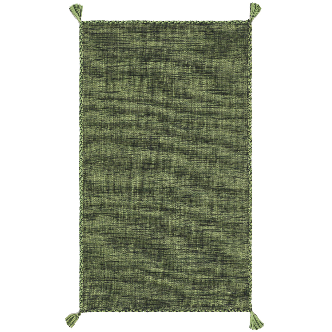 SAFAVIEH Montauk MTK150Y Handwoven Green / Black Rug Image 6