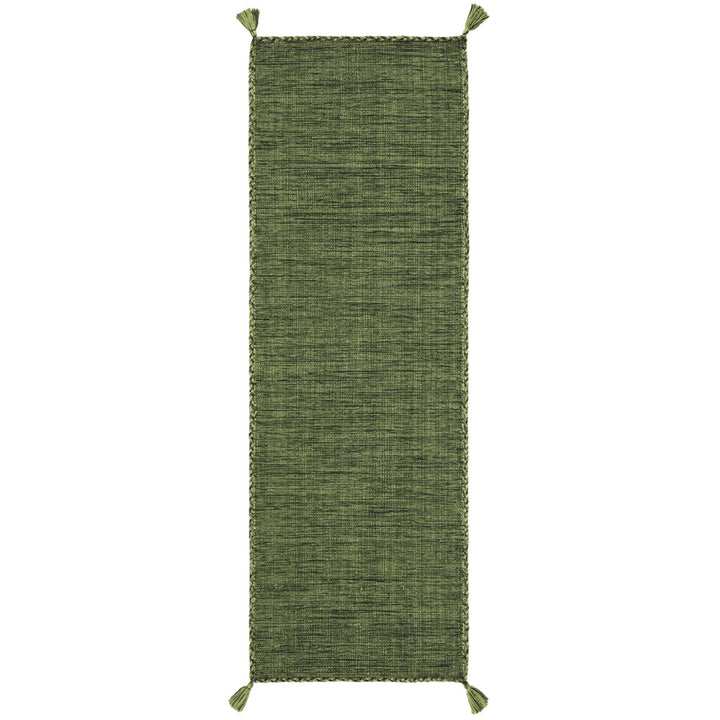 SAFAVIEH Montauk MTK150Y Handwoven Green / Black Rug Image 1