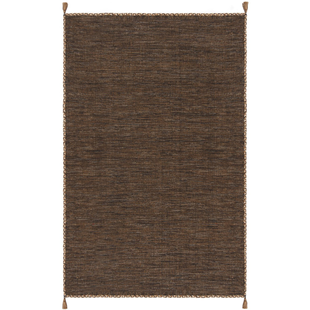 SAFAVIEH Montauk MTK150T Handwoven Brown / Black Rug Image 1