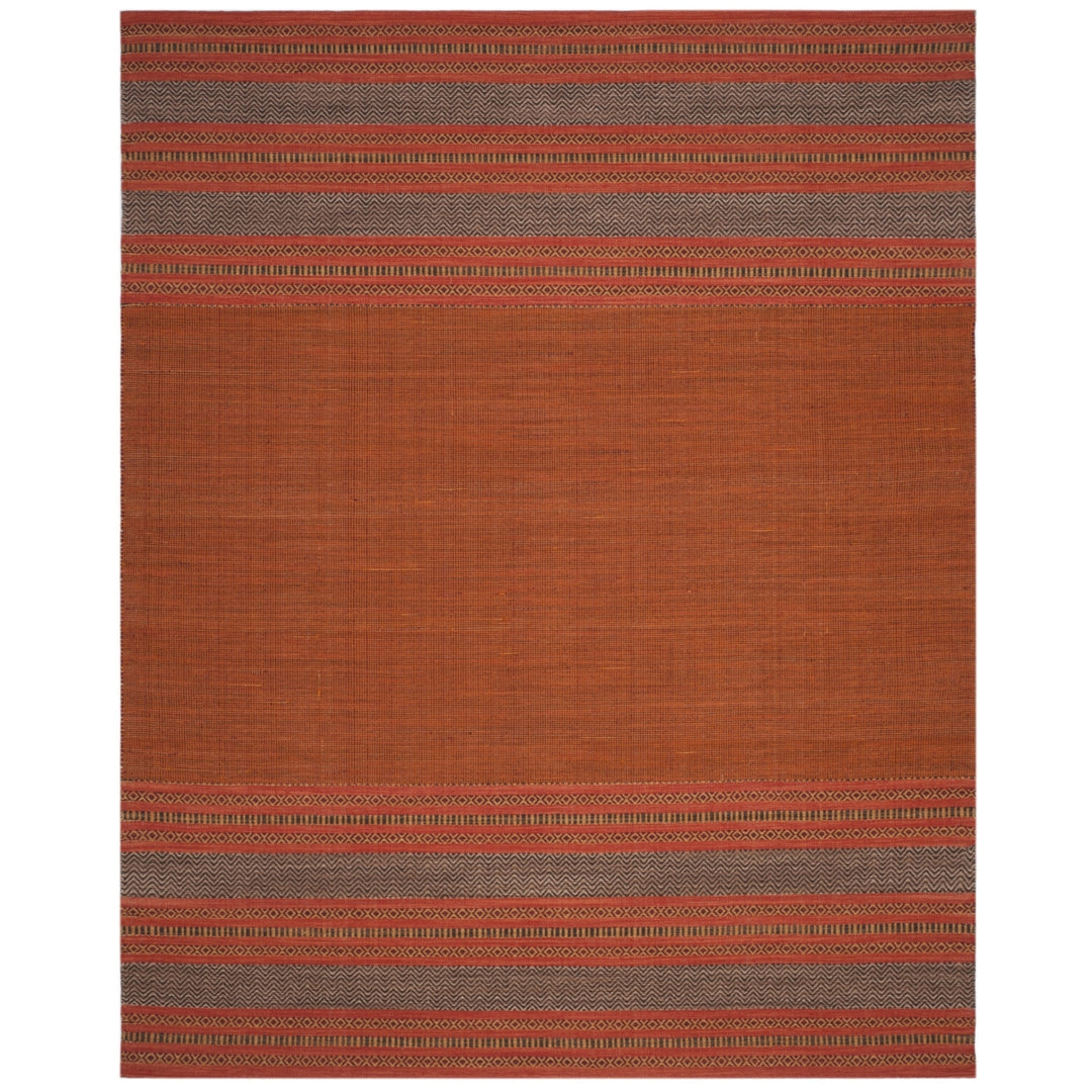 SAFAVIEH Montauk MTK214B Handwoven Orange / Red Rug Image 1