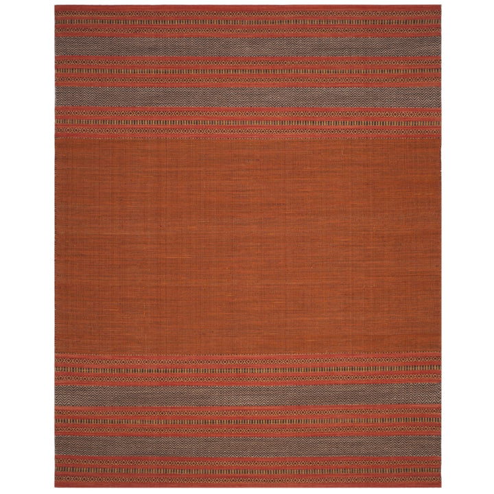 SAFAVIEH Montauk MTK214B Handwoven Orange / Red Rug Image 1