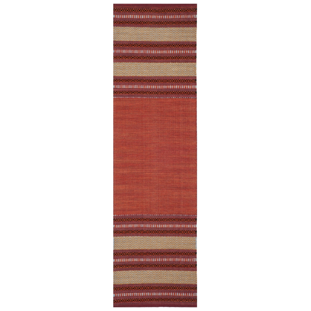 SAFAVIEH Montauk MTK214C Handwoven Red / Ivory Rug Image 3