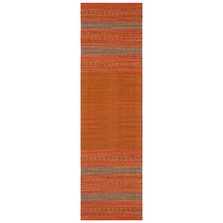 SAFAVIEH Montauk MTK214B Handwoven Orange / Red Rug Image 3