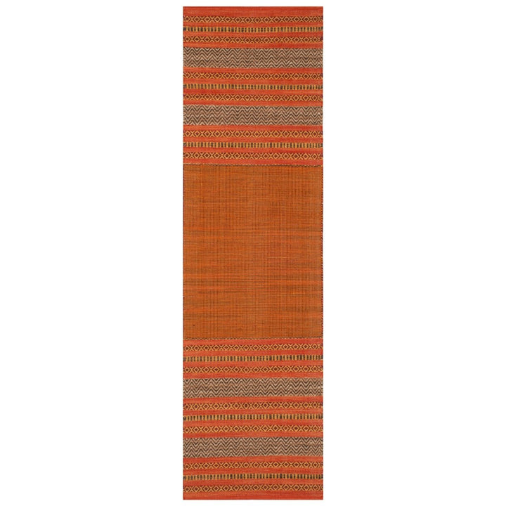 SAFAVIEH Montauk MTK214B Handwoven Orange / Red Rug Image 1