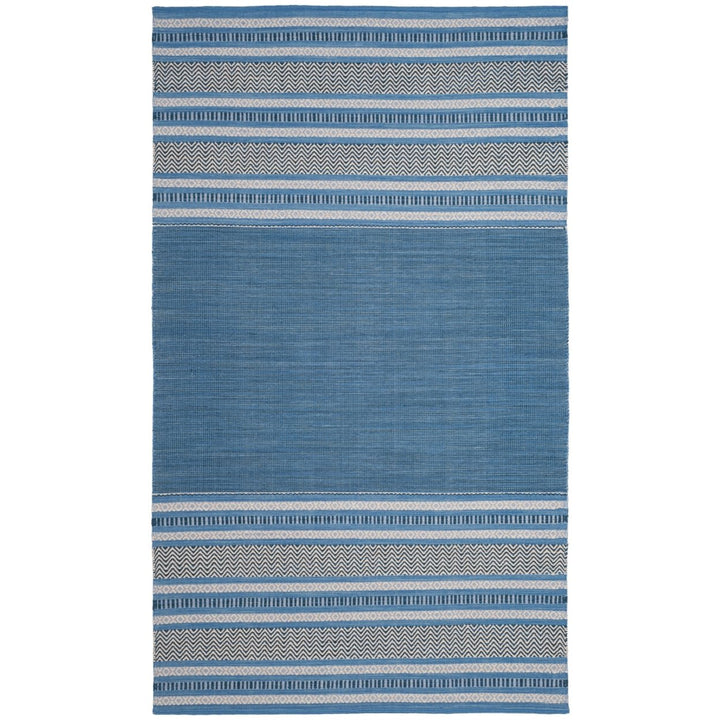 SAFAVIEH Montauk MTK214A Handwoven Blue / Grey Rug Image 1