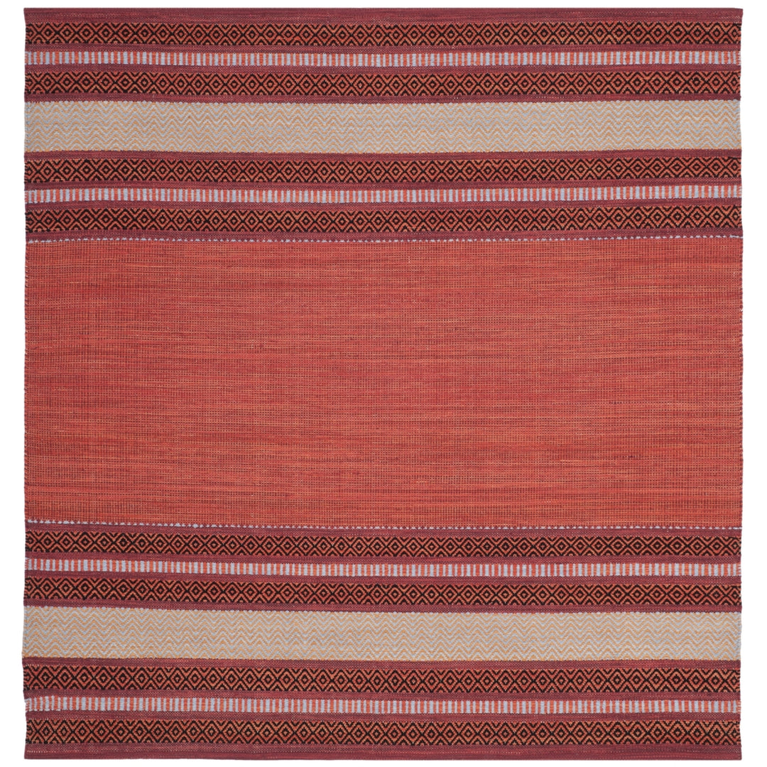 SAFAVIEH Montauk MTK214C Handwoven Red / Ivory Rug Image 4