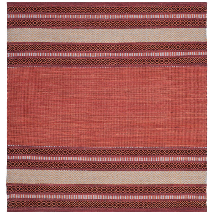 SAFAVIEH Montauk MTK214C Handwoven Red / Ivory Rug Image 4