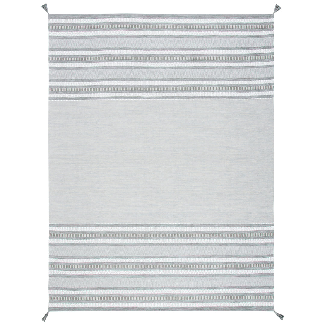 SAFAVIEH Montauk MTK214F Handwoven Grey / Ivory Rug Image 1