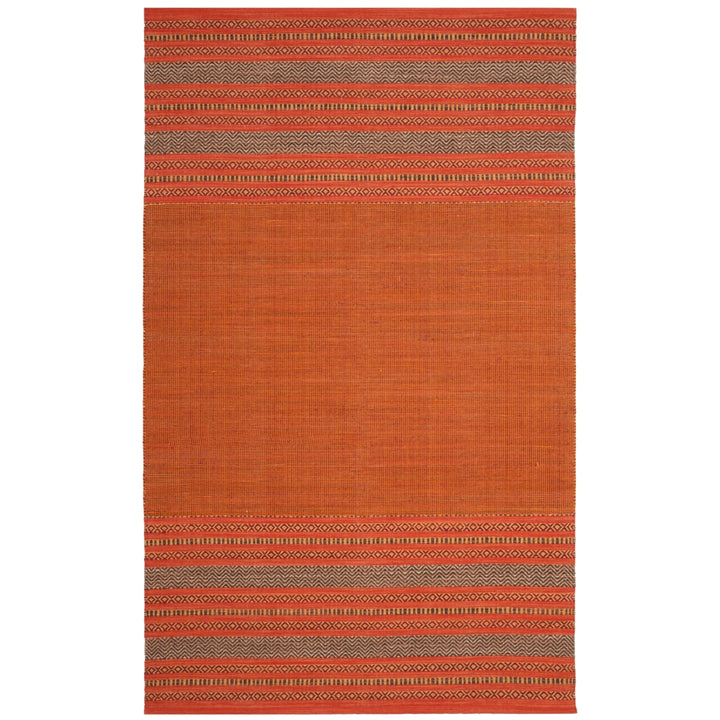 SAFAVIEH Montauk MTK214B Handwoven Orange / Red Rug Image 8