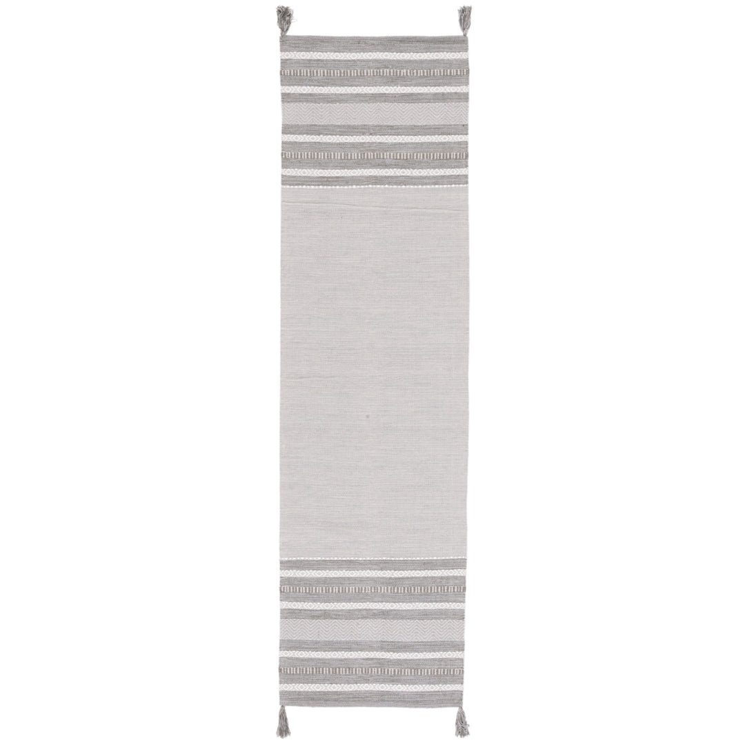 SAFAVIEH Montauk MTK214F Handwoven Grey / Ivory Rug Image 3