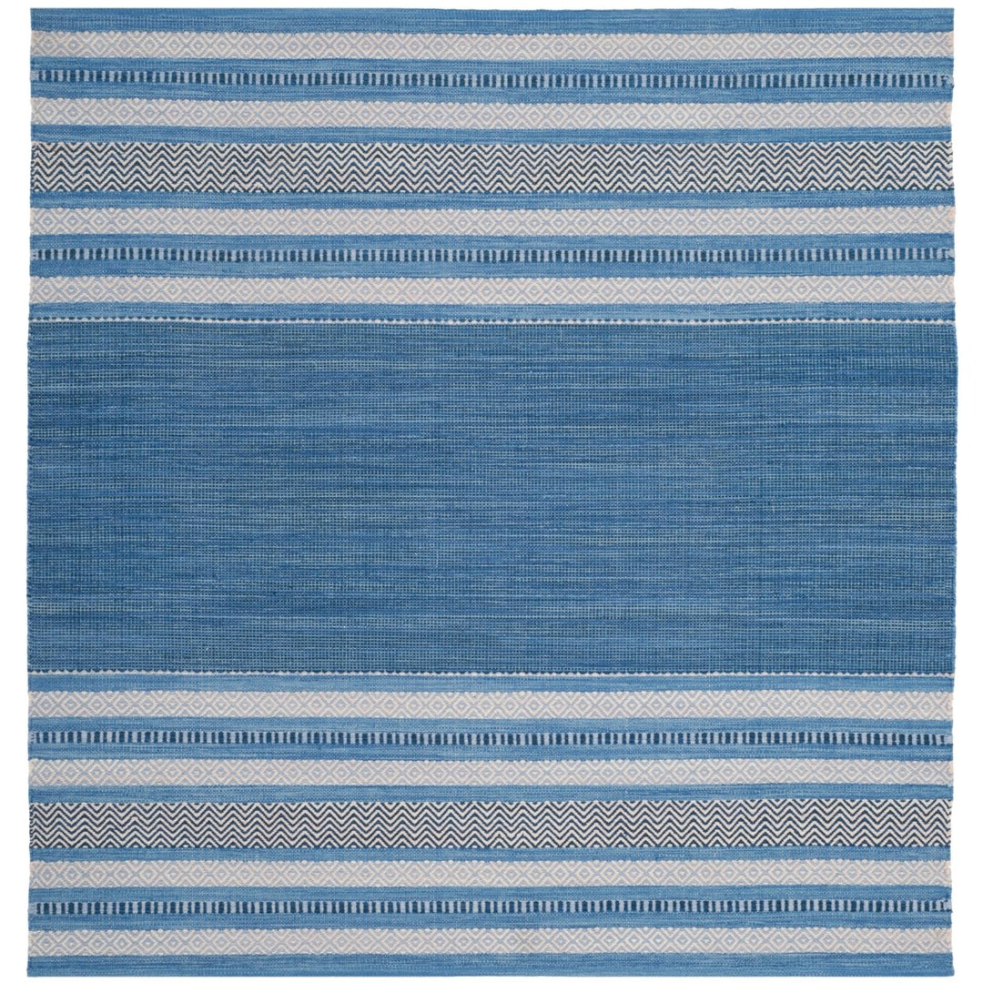 SAFAVIEH Montauk MTK214A Handwoven Blue / Grey Rug Image 4