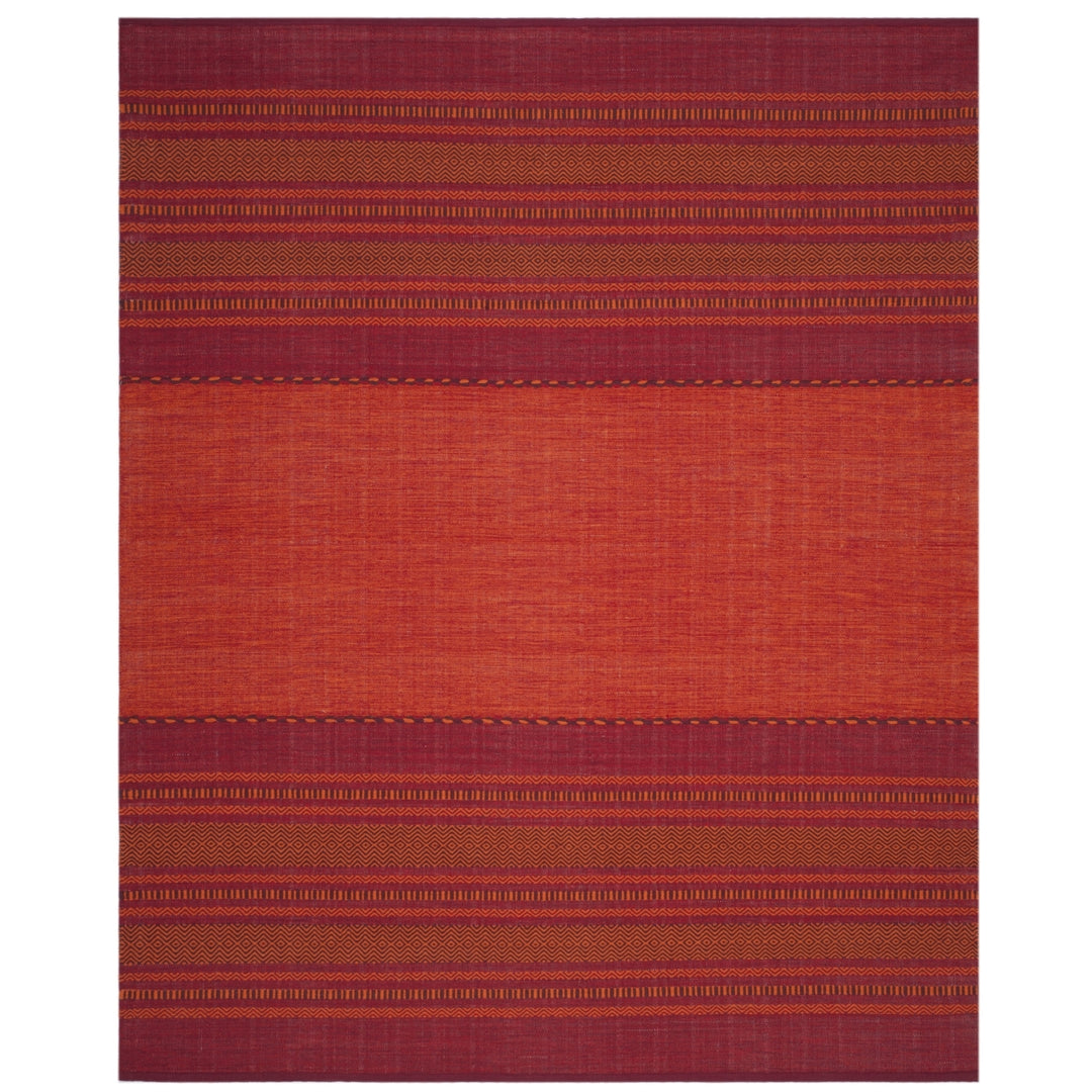 SAFAVIEH Montauk MTK215A Handwoven Orange / Red Rug Image 1