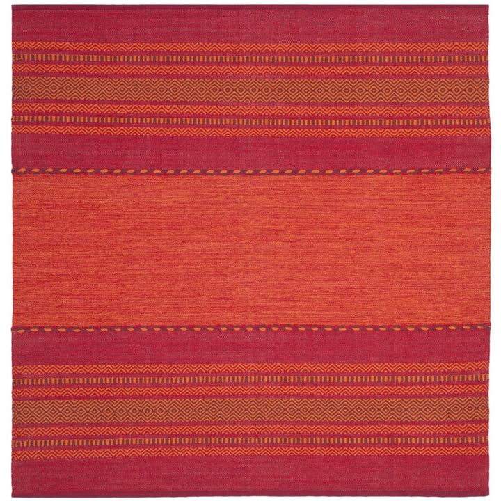 SAFAVIEH Montauk MTK215A Handwoven Orange / Red Rug Image 4