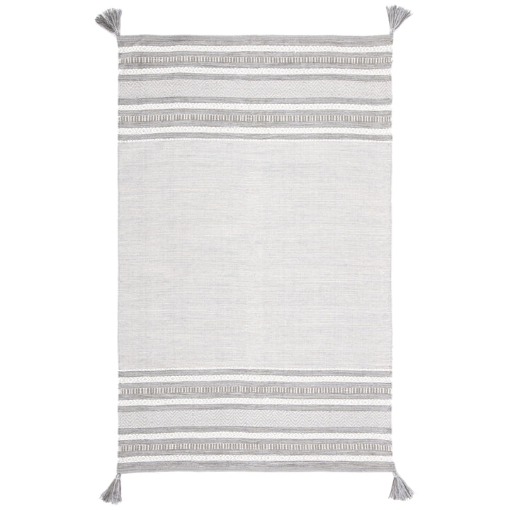 SAFAVIEH Montauk MTK214F Handwoven Grey / Ivory Rug Image 9