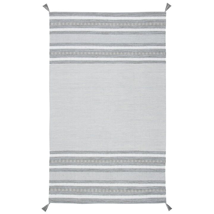 SAFAVIEH Montauk MTK214F Handwoven Grey / Ivory Rug Image 1