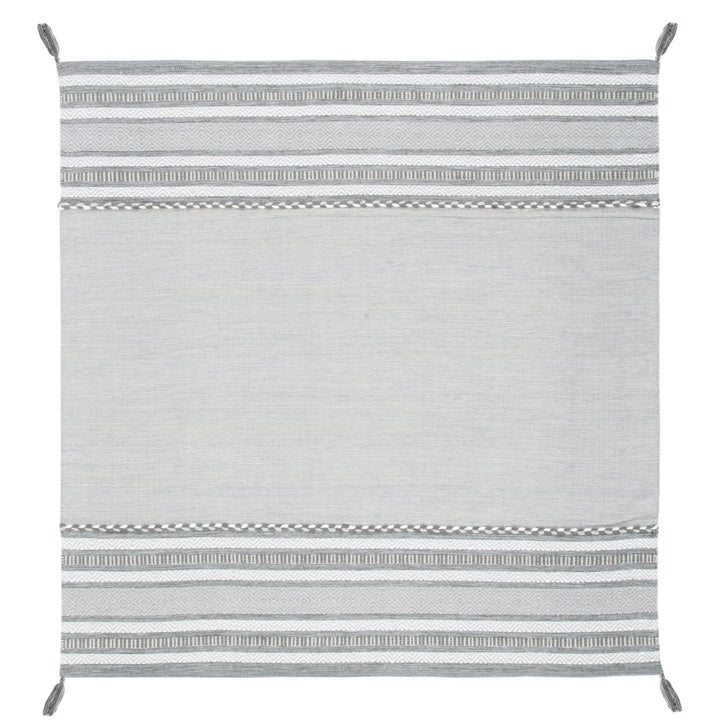 SAFAVIEH Montauk MTK215F Handwoven Grey / Ivory Rug Image 4