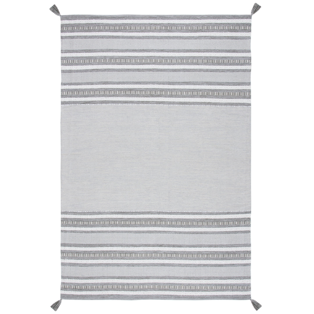 SAFAVIEH Montauk MTK214F Handwoven Grey / Ivory Rug Image 11