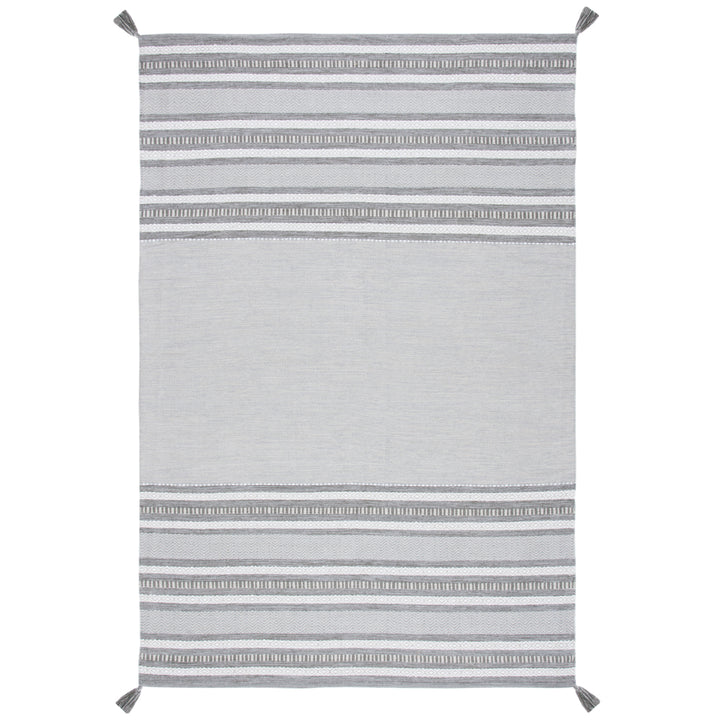 SAFAVIEH Montauk MTK214F Handwoven Grey / Ivory Rug Image 11