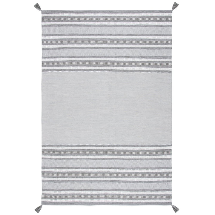 SAFAVIEH Montauk MTK214F Handwoven Grey / Ivory Rug Image 1