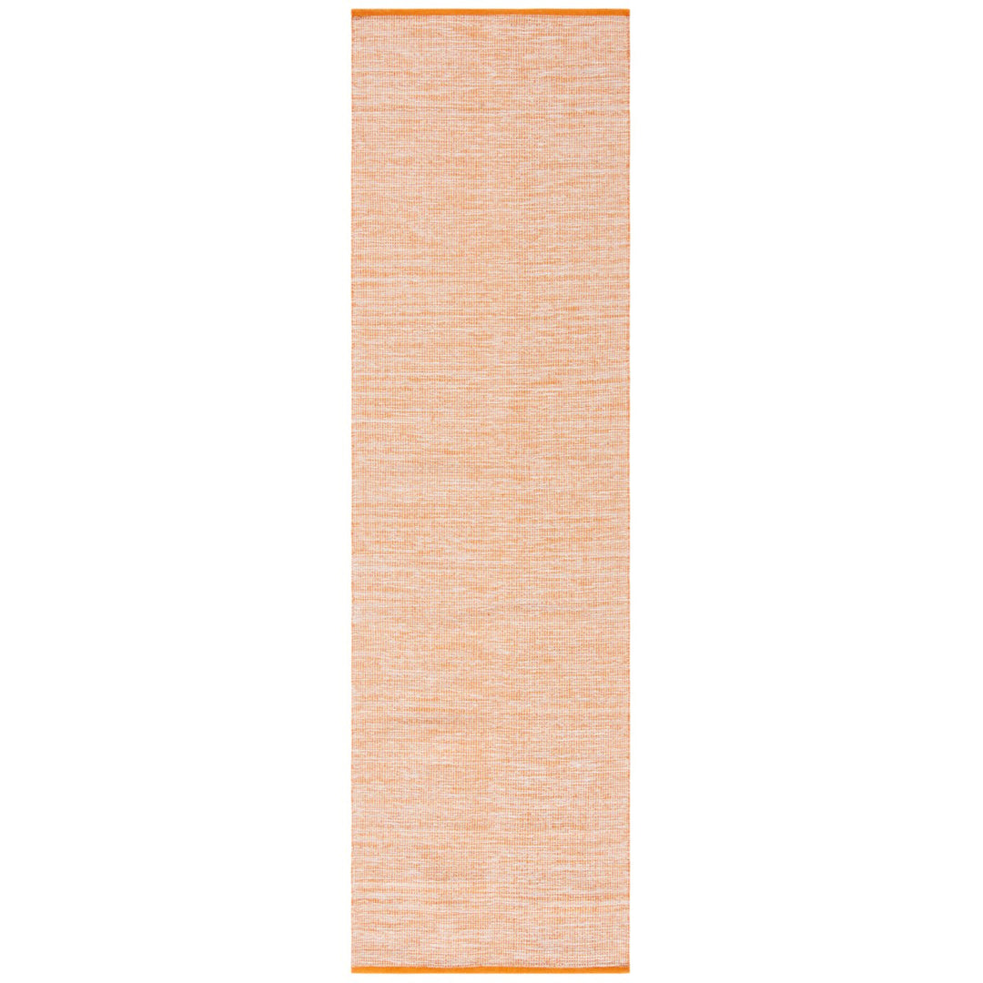 SAFAVIEH Montauk Collection MTK250P Handwoven Orange Rug Image 1