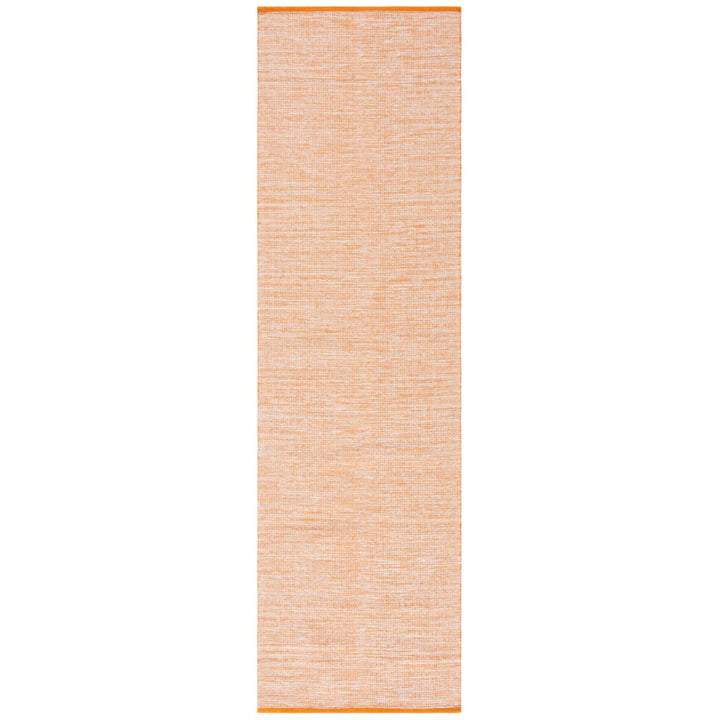 SAFAVIEH Montauk Collection MTK250P Handwoven Orange Rug Image 1