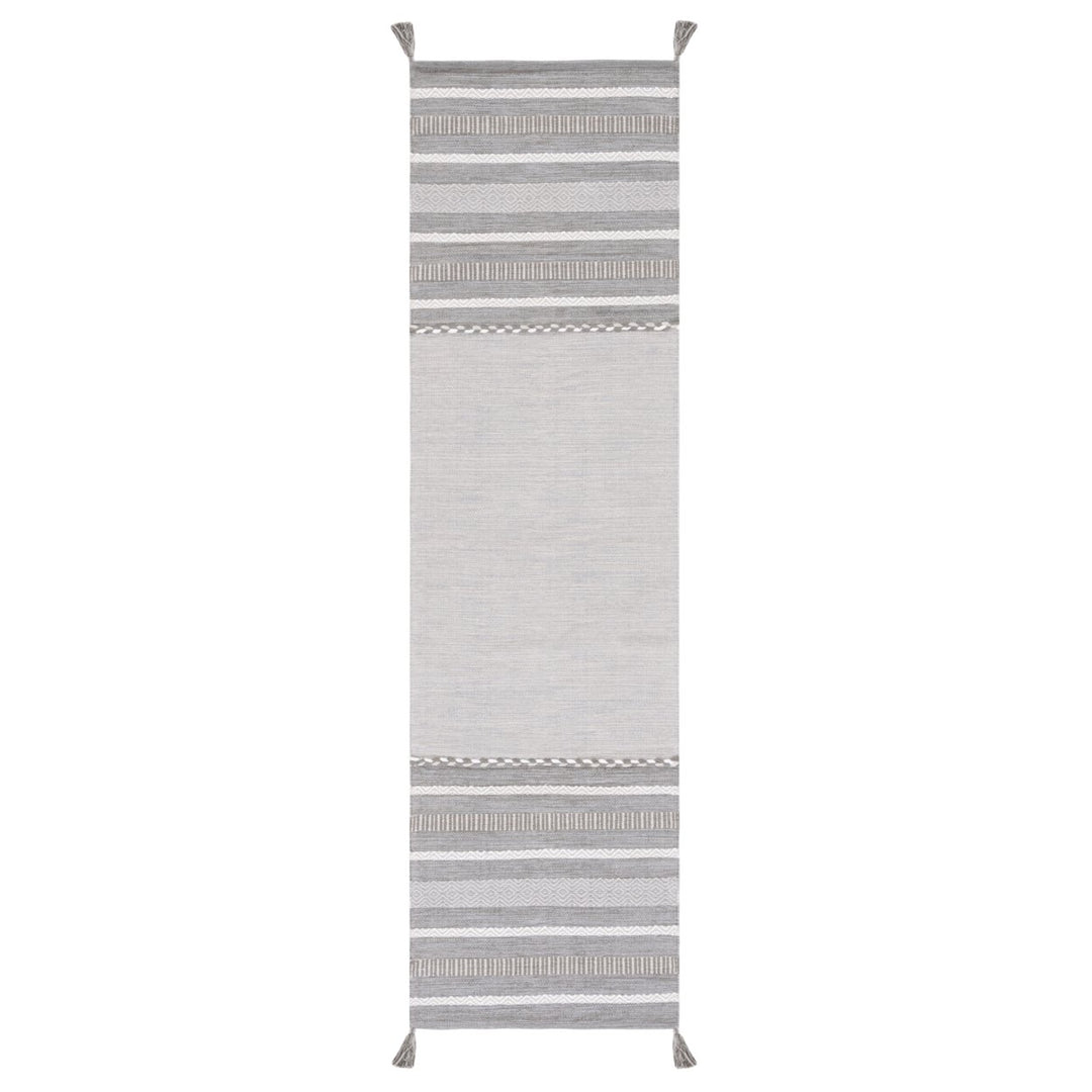 SAFAVIEH Montauk MTK215F Handwoven Grey / Ivory Rug Image 9