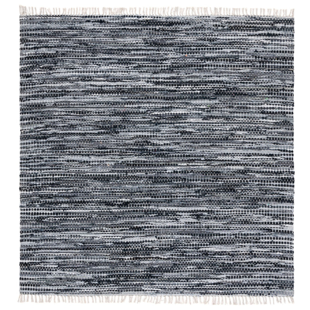 SAFAVIEH Montauk MTK251F Handwoven Grey / Black Rug Image 1