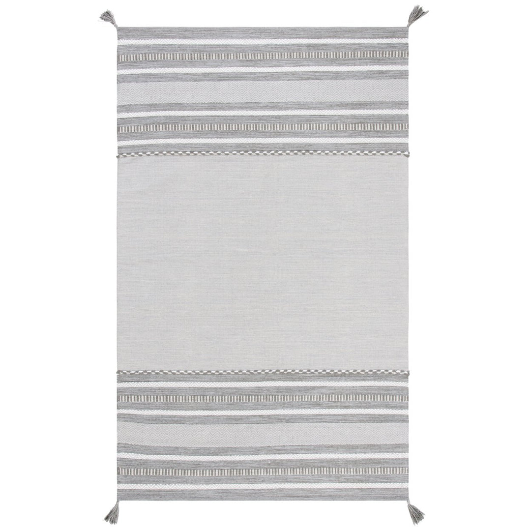 SAFAVIEH Montauk MTK215F Handwoven Grey / Ivory Rug Image 10