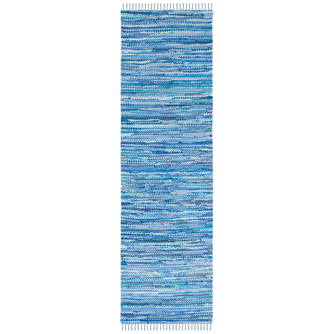 SAFAVIEH Montauk Collection MTK251M Handwoven Blue Rug Image 2