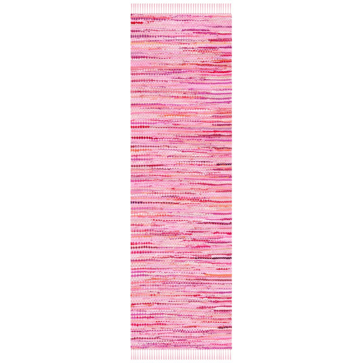 SAFAVIEH Montauk Collection MTK251U Handwoven Pink Rug Image 3