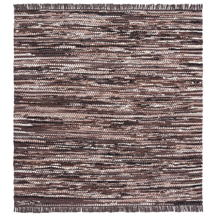 SAFAVIEH Montauk MTK251T Handwoven Brown / Ivory Rug Image 1