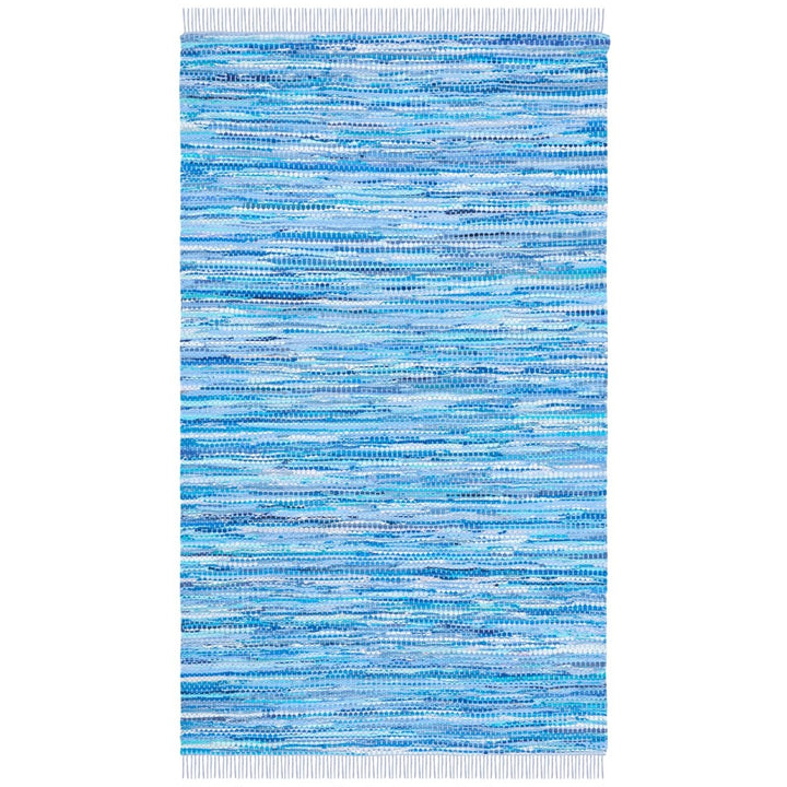 SAFAVIEH Montauk Collection MTK251M Handwoven Blue Rug Image 7