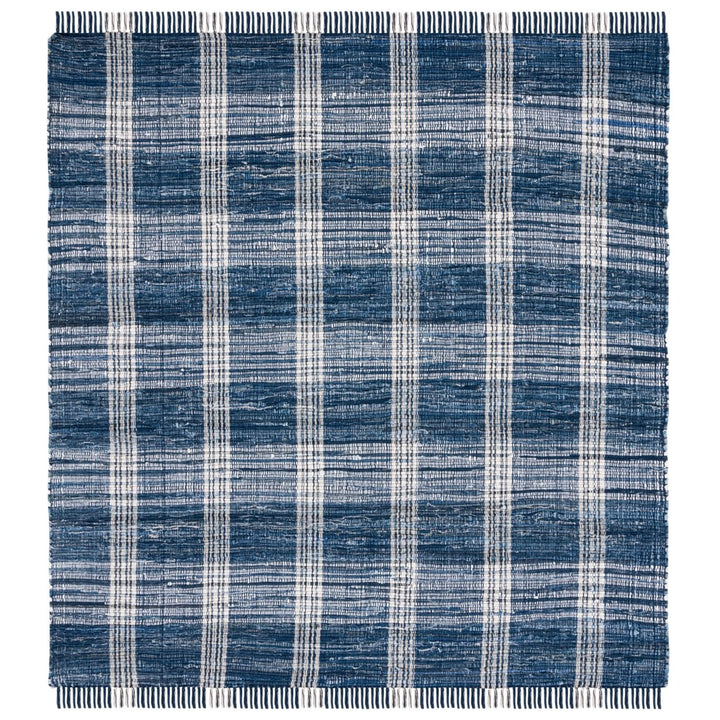 SAFAVIEH Montauk MTK276M Handwoven Blue / Beige Rug Image 4