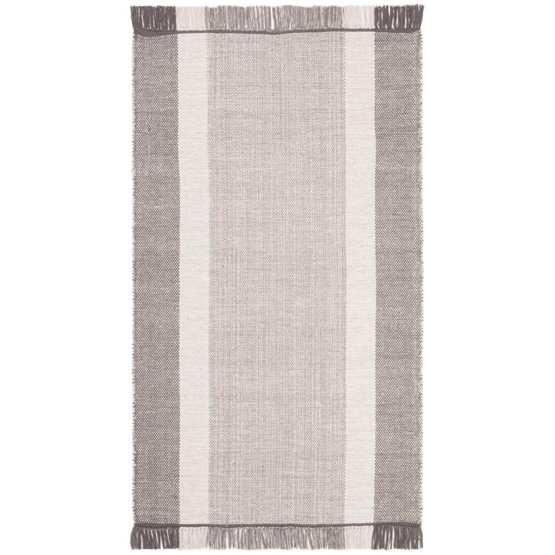 SAFAVIEH Montauk MTK301A Handwoven Ivory / Grey Rug Image 1