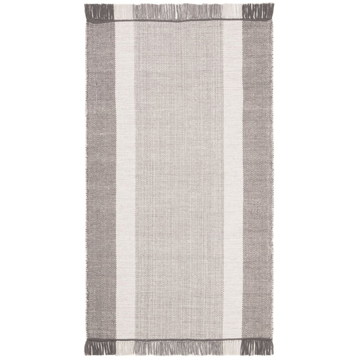 SAFAVIEH Montauk MTK301A Handwoven Ivory / Grey Rug Image 1