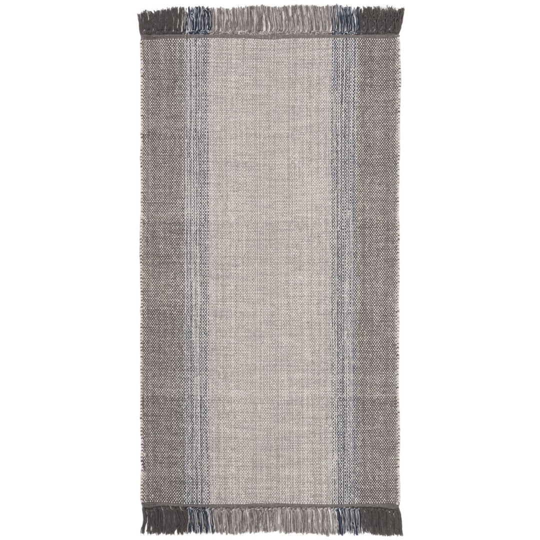 SAFAVIEH Montauk MTK301M Handwoven Blue / Grey Rug Image 1