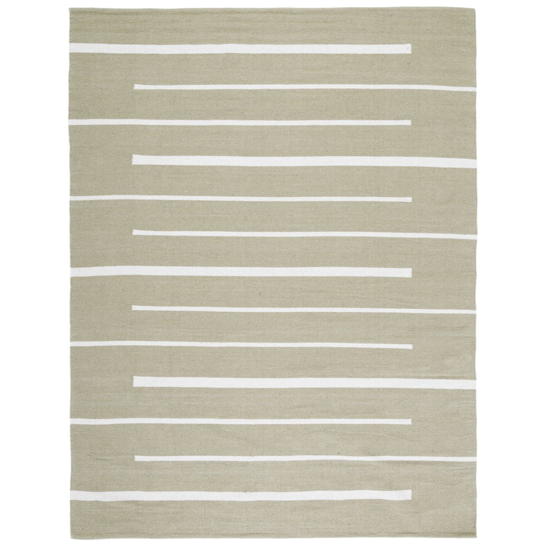 SAFAVIEH Montauk MTK311W Light Green / Ivory Rug Image 1