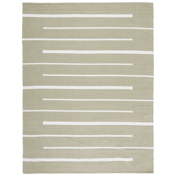 SAFAVIEH Montauk MTK311W Light Green / Ivory Rug Image 1