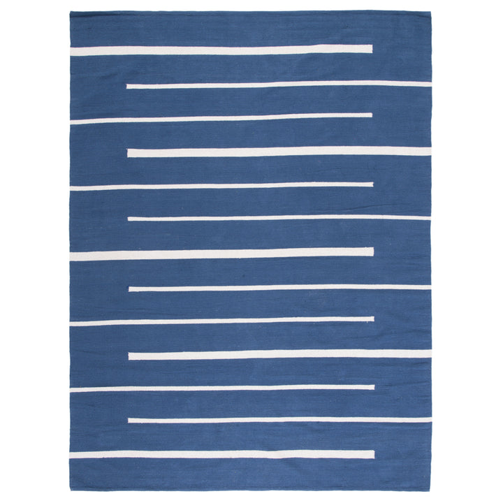 SAFAVIEH Montauk MTK311N Handwoven Navy / Ivory Rug Image 1