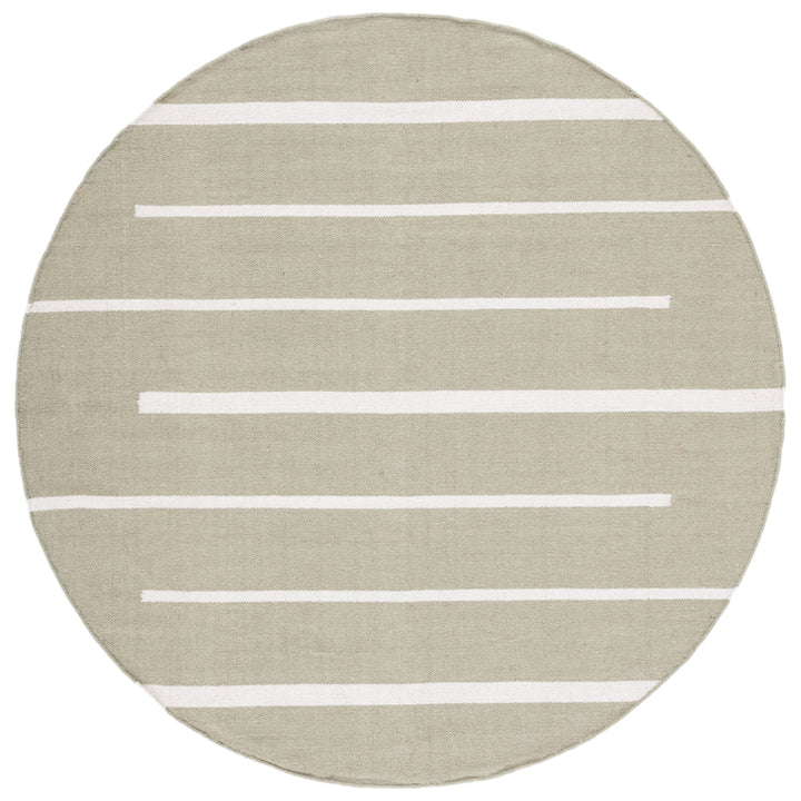 SAFAVIEH Montauk MTK311W Light Green / Ivory Rug Image 3