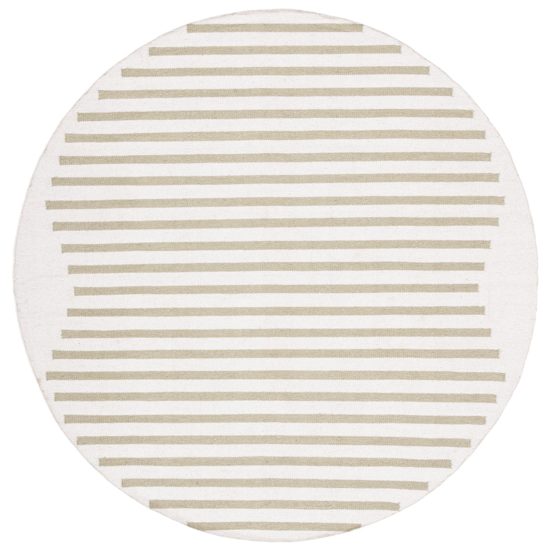 SAFAVIEH Montauk MTK313J Ivory / Light Green Rug Image 4