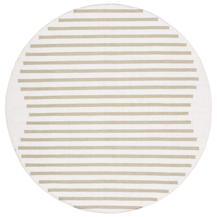 SAFAVIEH Montauk MTK313J Ivory / Light Green Rug Image 4