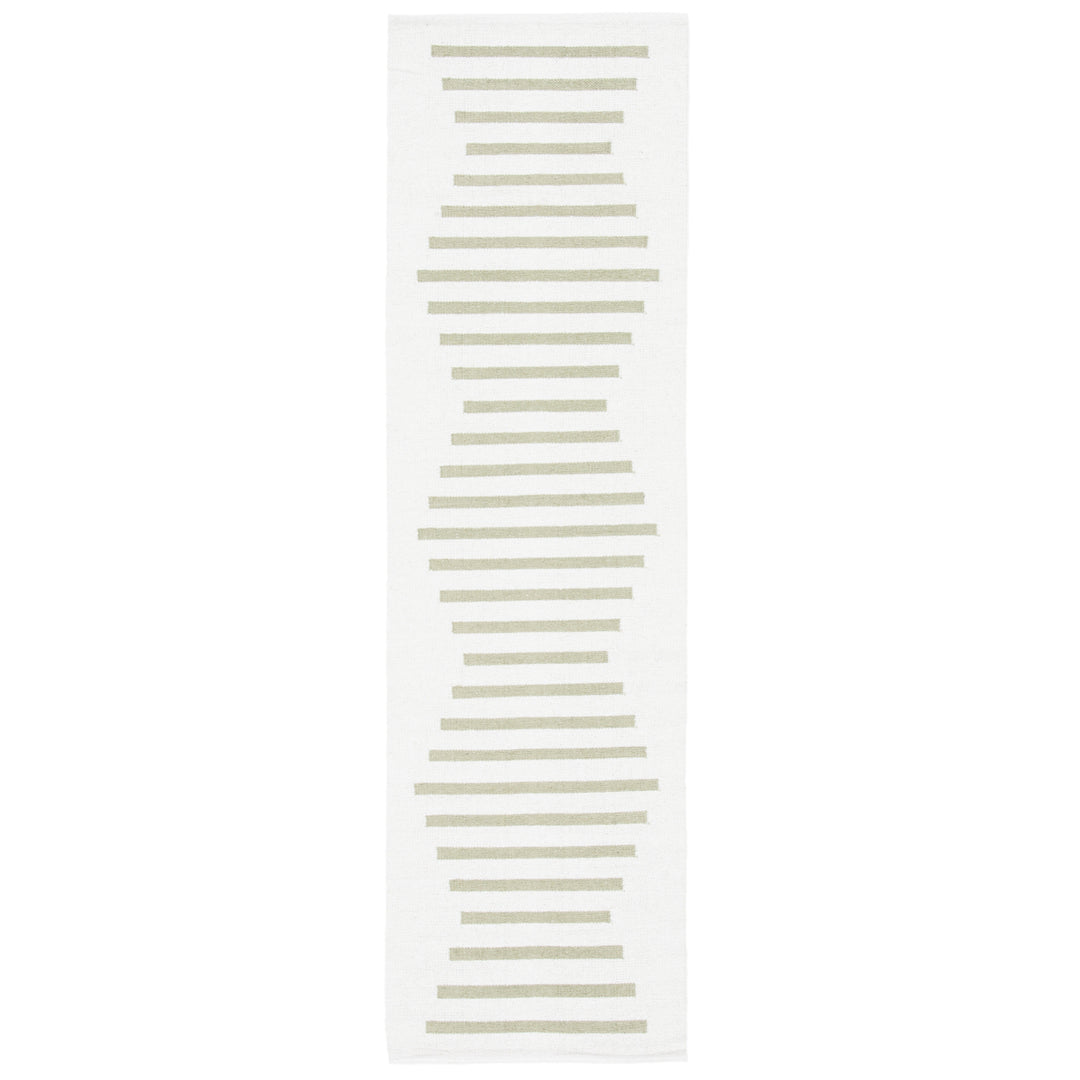 SAFAVIEH Montauk MTK313J Ivory / Light Green Rug Image 5