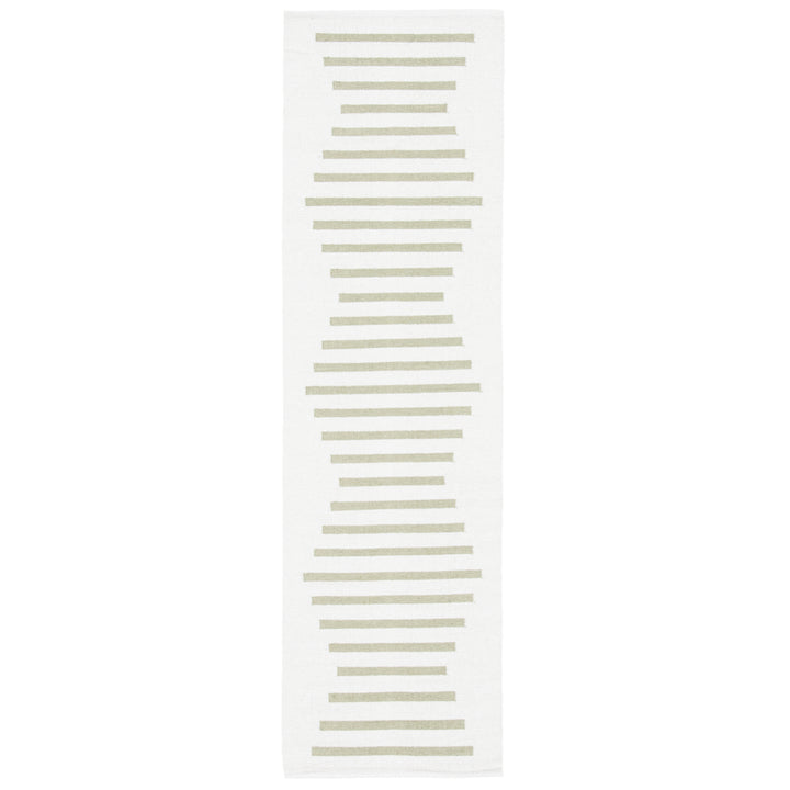 SAFAVIEH Montauk MTK313J Ivory / Light Green Rug Image 5