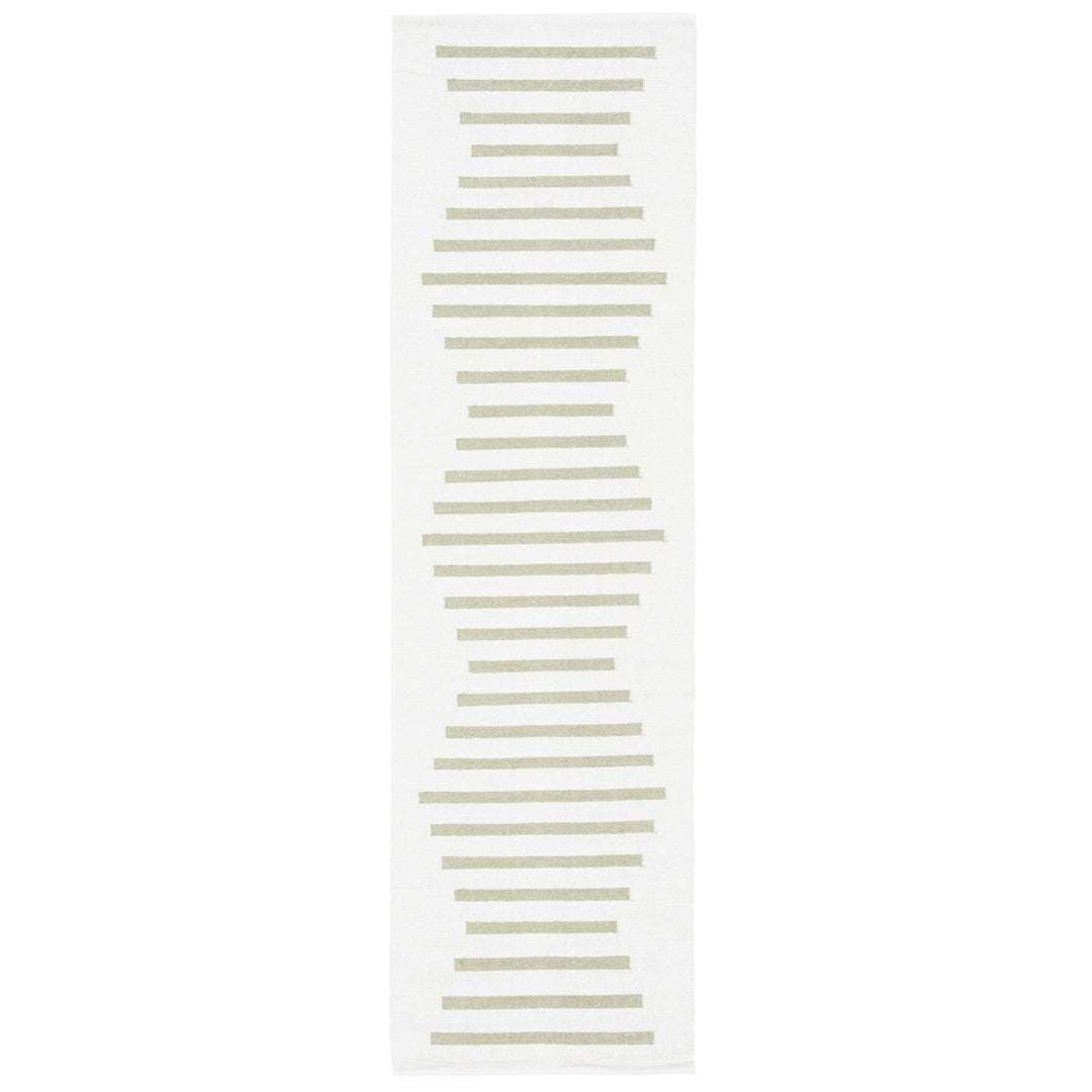 SAFAVIEH Montauk MTK313J Ivory / Light Green Rug Image 1