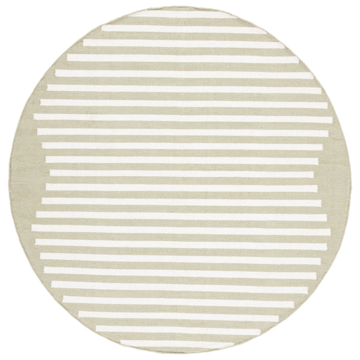 SAFAVIEH Montauk MTK313W Light Green / Ivory Rug Image 3