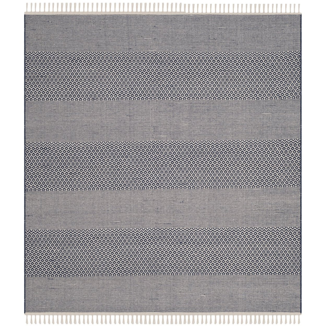 SAFAVIEH Montauk MTK330B Handwoven Ivory / Navy Rug Image 4