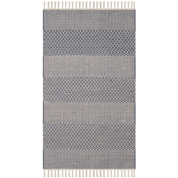 SAFAVIEH Montauk MTK330B Handwoven Ivory / Navy Rug Image 8